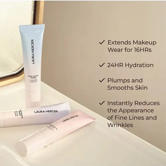 LAURA MERCIER Hydrating Pure Canvas Primer 1.014oz NIB $46 - Picture 4 of 12